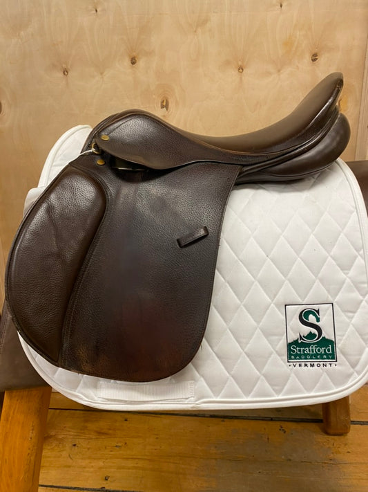 Mystic Jump Saddle 18.5" Medium Brown